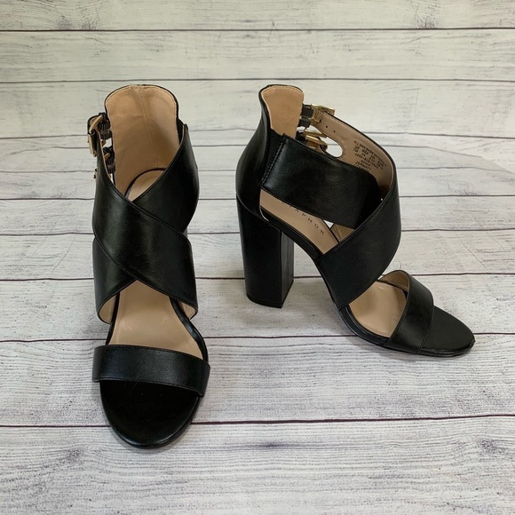 EUC Metaphor “Zermatt” Open-Toe Block Heel Sandals - Picture 3 of 7